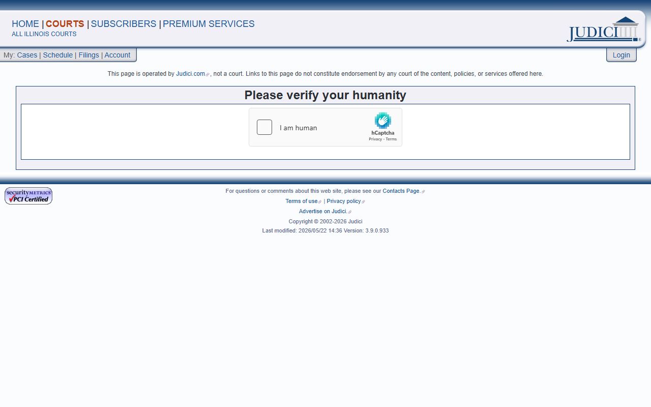 Crawford County court records after arrest Judici case search page